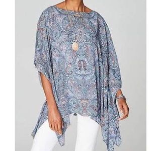J. Jill Multicolor Paisley Tunic